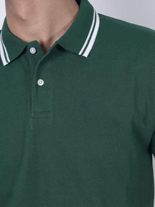 Solid Green Polo