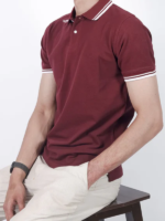 Solid Maroon Polo