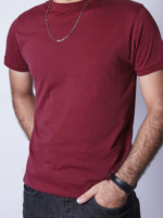 Plain Maroon T-Shirt