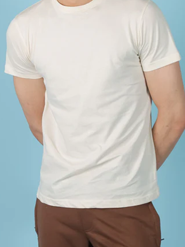 Solid Cream T-Shirt