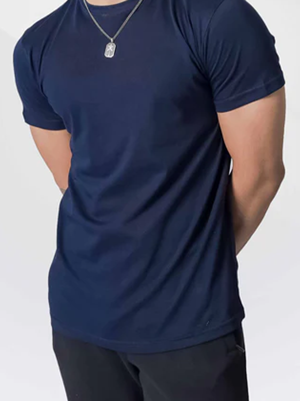 Solid Navy T-Shirt