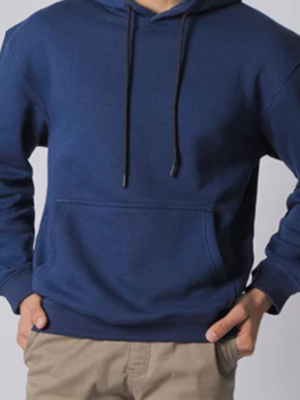 Plain Navy Hoodie