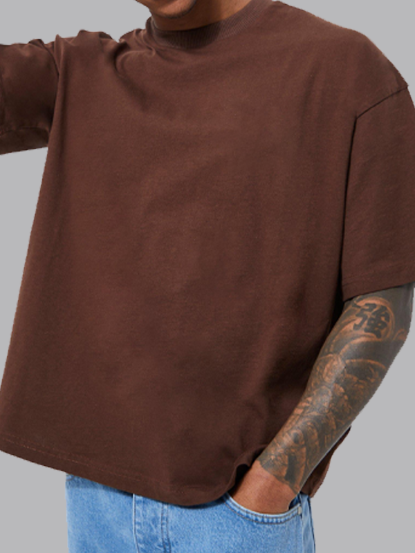 Brown Oversized Tee