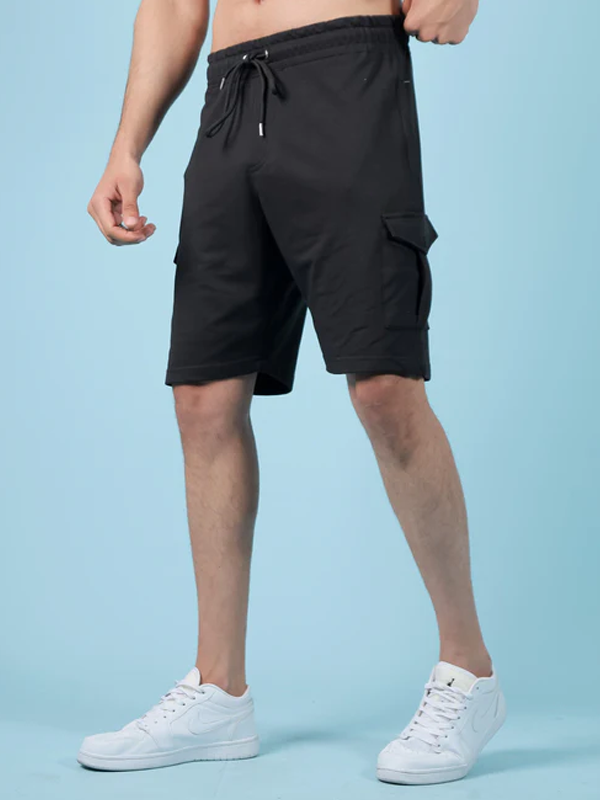 Black Cargo Shorts