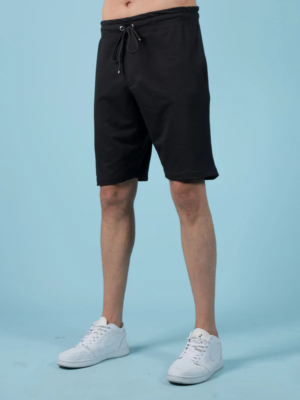 Solid Black Shorts