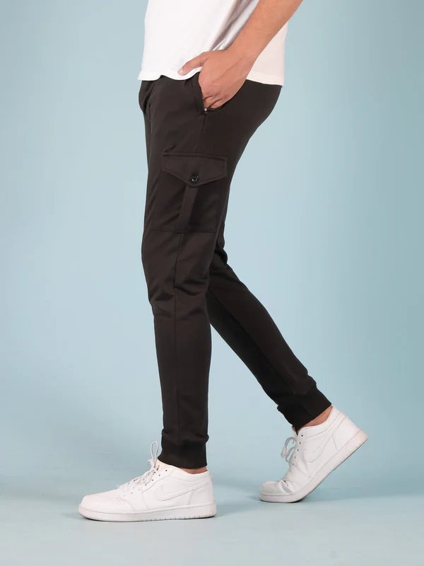 Black Cargo Trouser