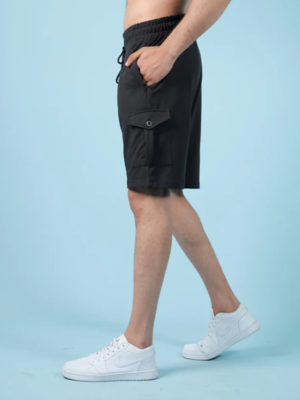 Black Cargo Shorts