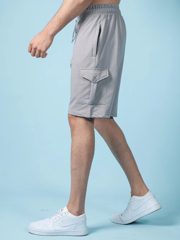 Gray Cargo Shorts