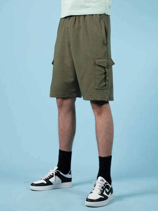 Olive Cargo Short