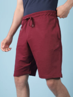 Solid Maroon Shorts