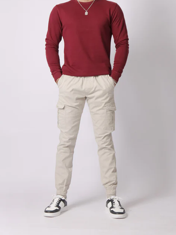 Solid Maroon Sweatshirt