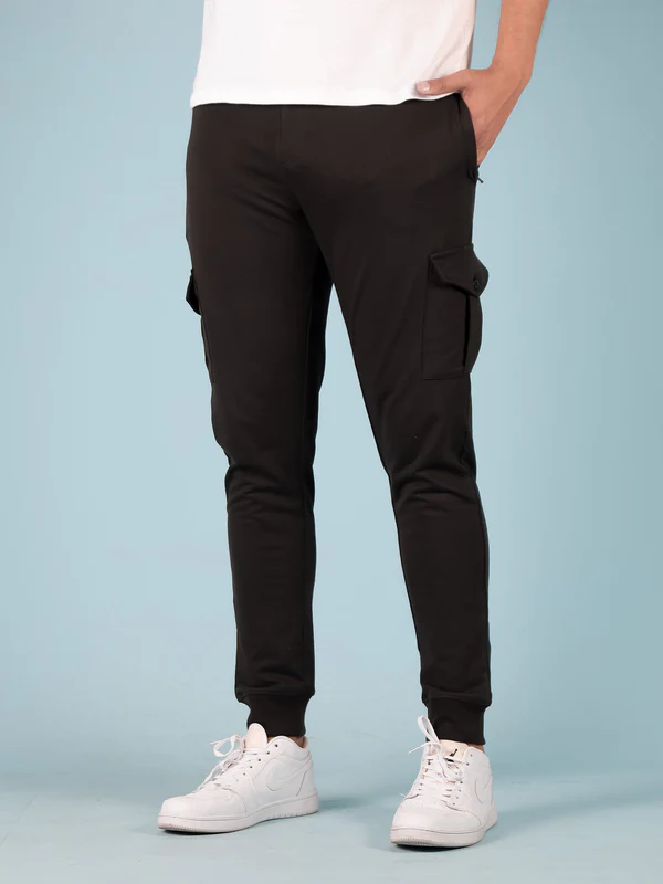 Black Cargo Trouser