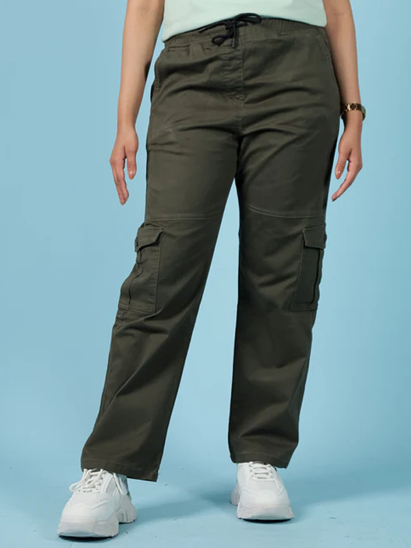 Olive Cargo Trouser