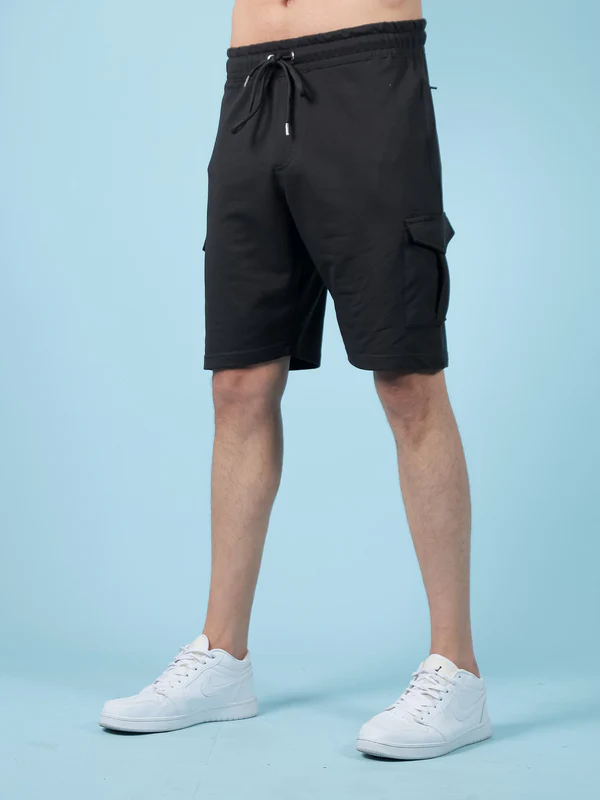 Black Cargo Shorts