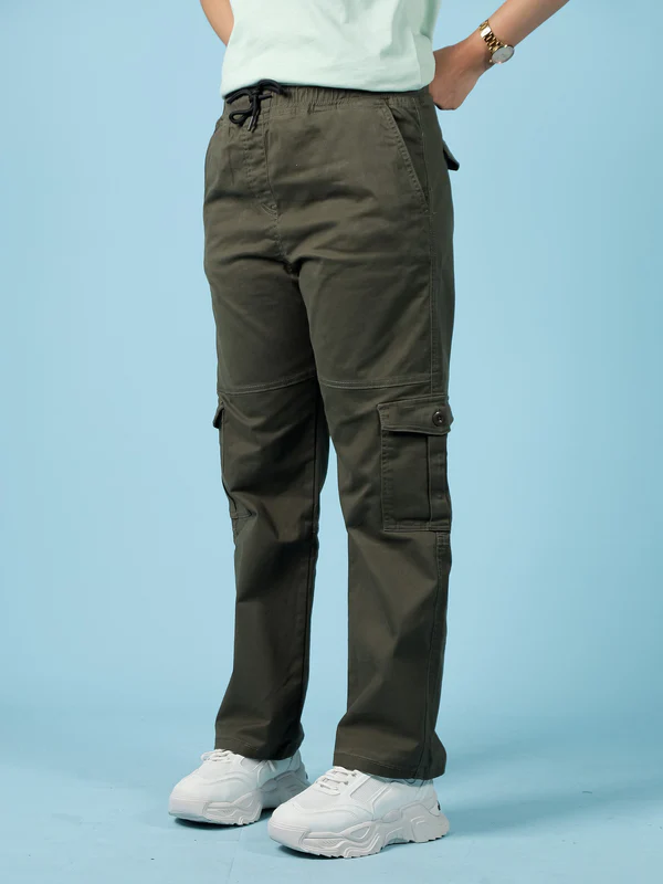 Olive Cargo Trouser